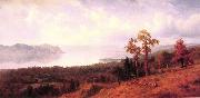 Albert Bierstadt View of the Hudson Looking Across the Tappan Zee-Towards Hook Mountain china oil painting reproduction